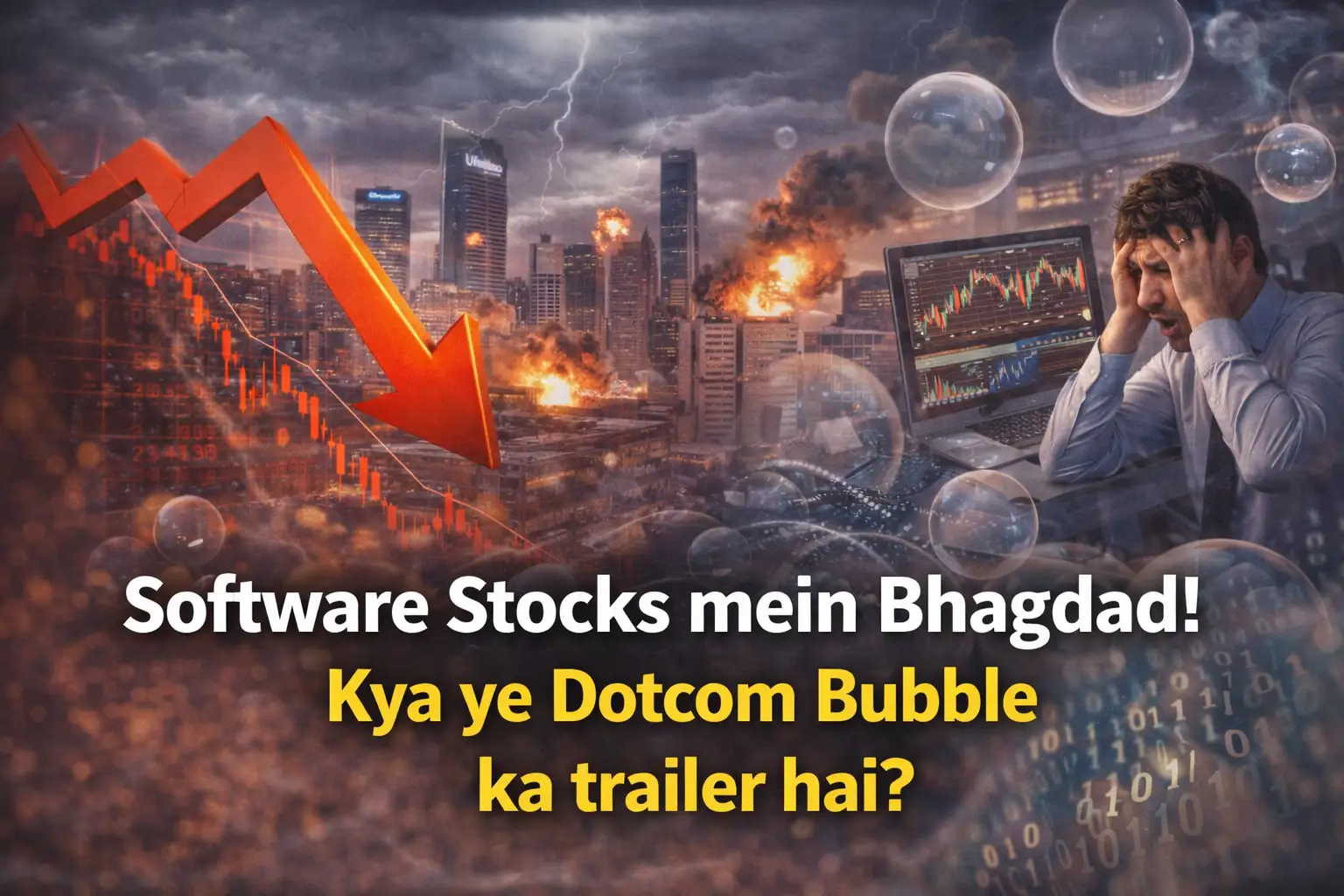Software Stocks mein Bhagdad! Kya ye Dotcom Bubble ka trailer hai?